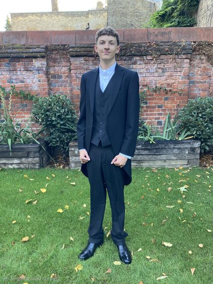 Clayton in his Eton College uniform